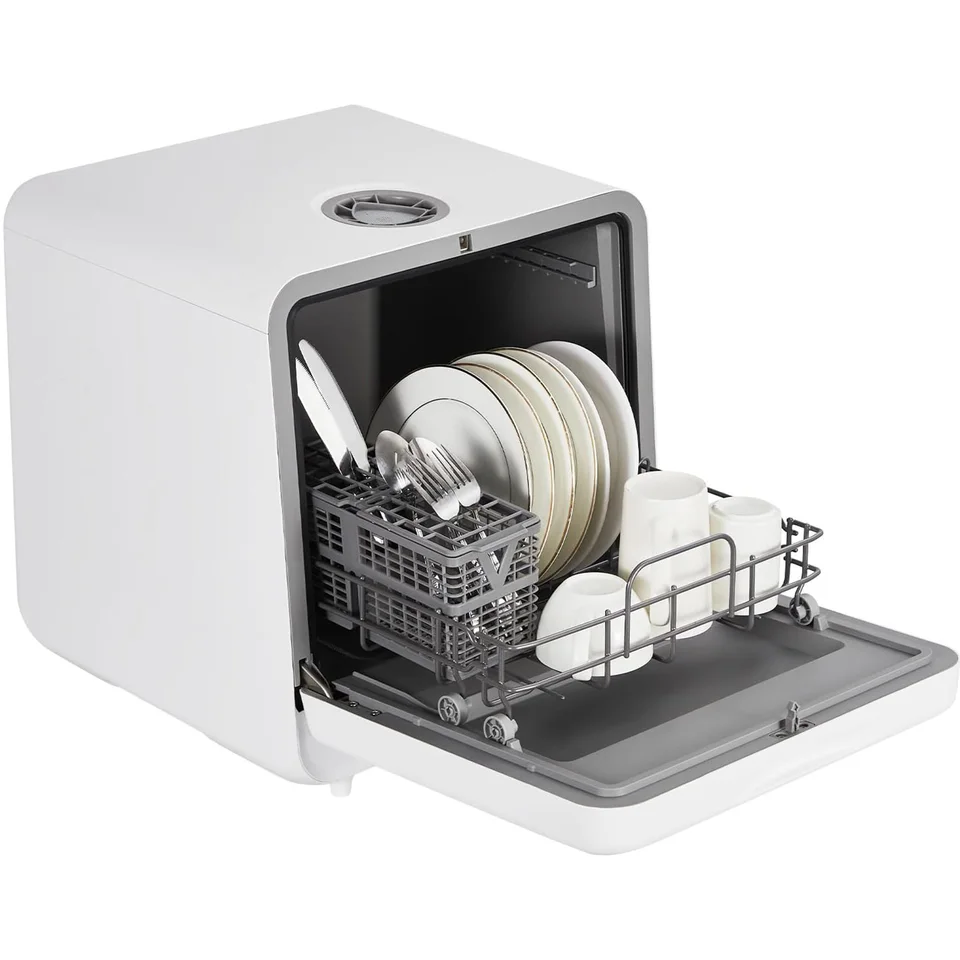 Compact Portable Countertop Dishwasher with Water Tank