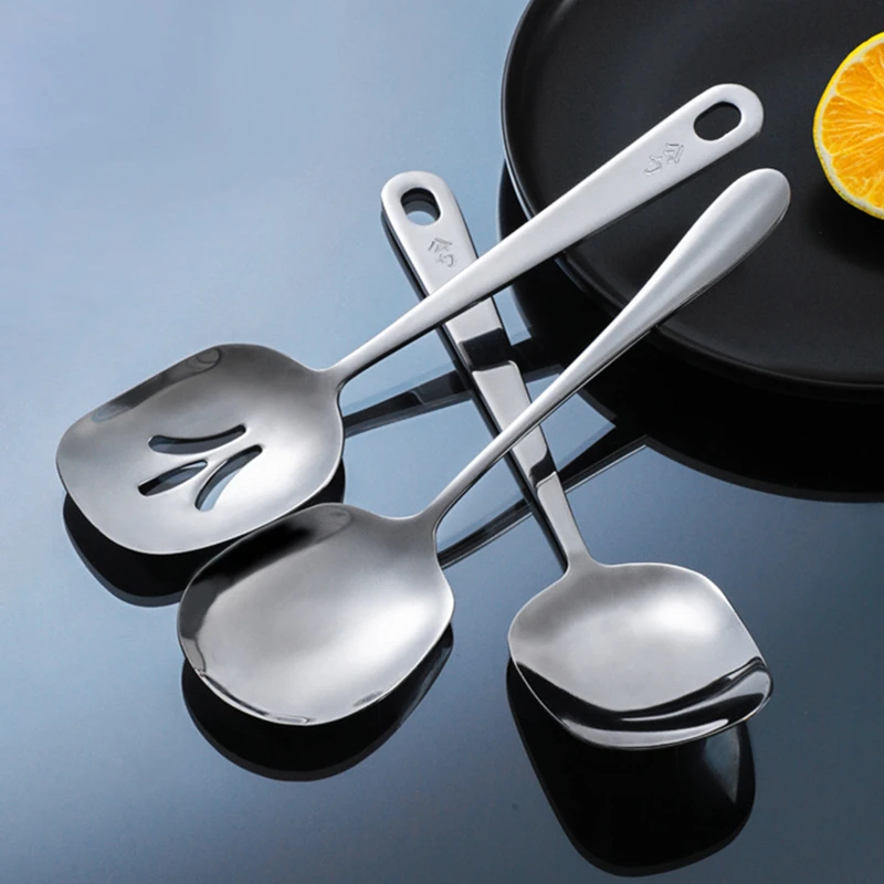 New Creative Stainless Steel Spoon Food Serving Scoop Home