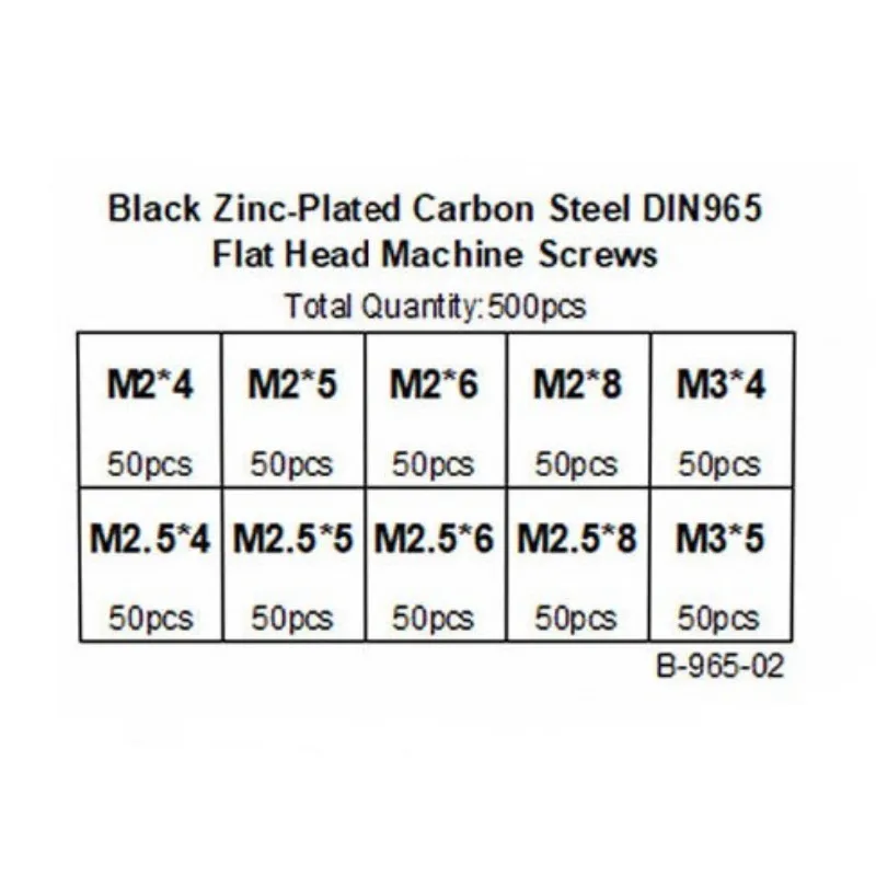M2 M3 Screw Set KM2 Machine Laptop Screw Flat Head Phillips Drive Accessories for Repair Computer Electronic Laptop Screws Kit 2