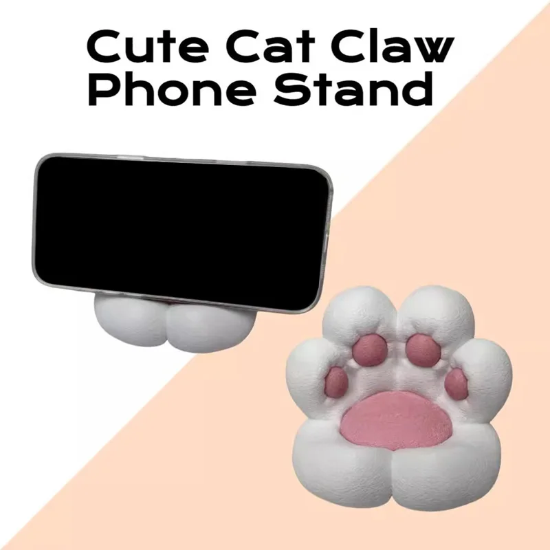 Creative Cat Paw Phone Holder Desktop Stand Decorative Accessory_voghion.com