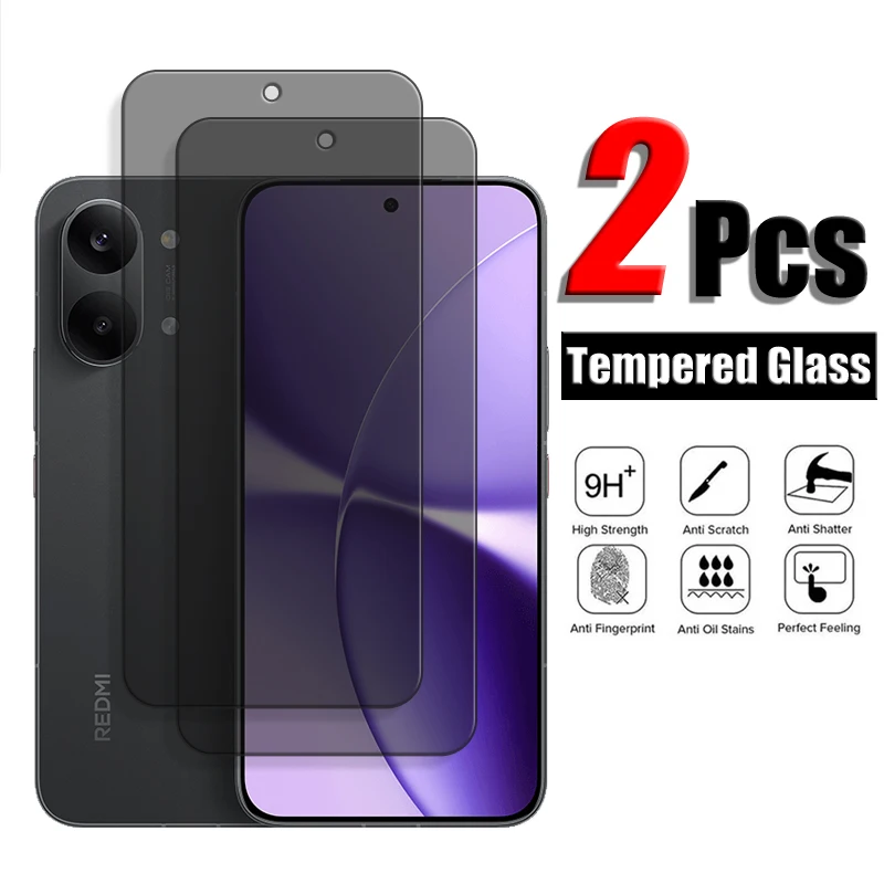 Privacy Screen Protector with Full Glue and Anti-Spy Tempered Glass