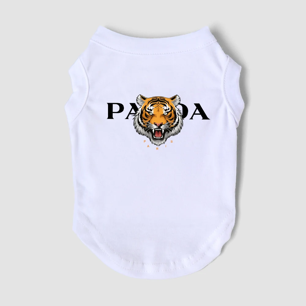T-shirt chien personnalisé Tigre Pawda - Chihuahua, Yorkshire, Carlin | Dog Love Design - 2025 - Vêtement et accessoires pour chiens - Doglovedesign