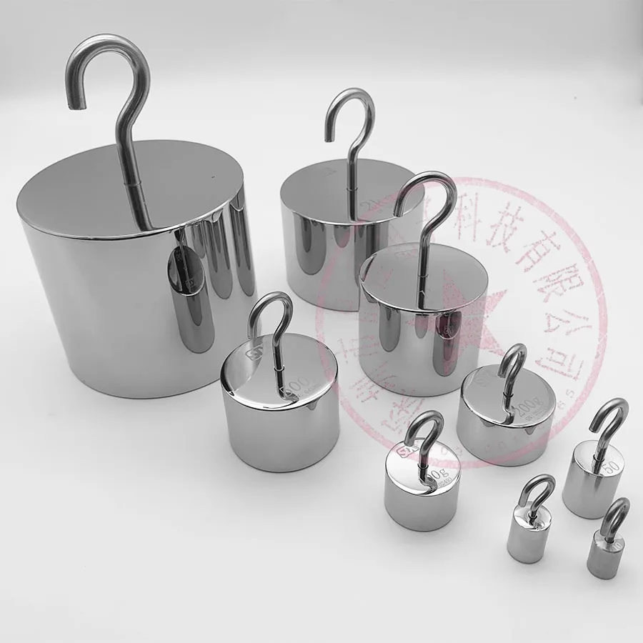 M1 Single Hook Weight 10g-2kg Standard Counterweight Stainless Steel Calibration Balance Electronic Scale With Hook