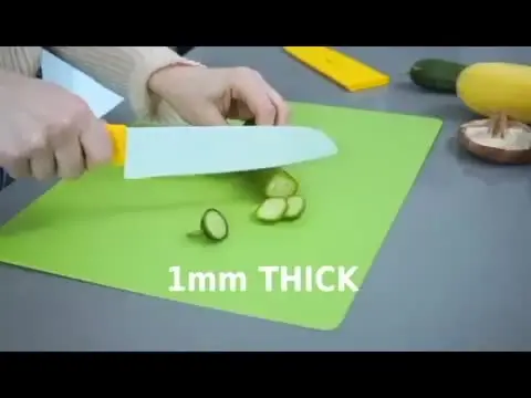 OKUMEYR Lot De 2 Planches à Découper Pliables En Silicone - Planche à