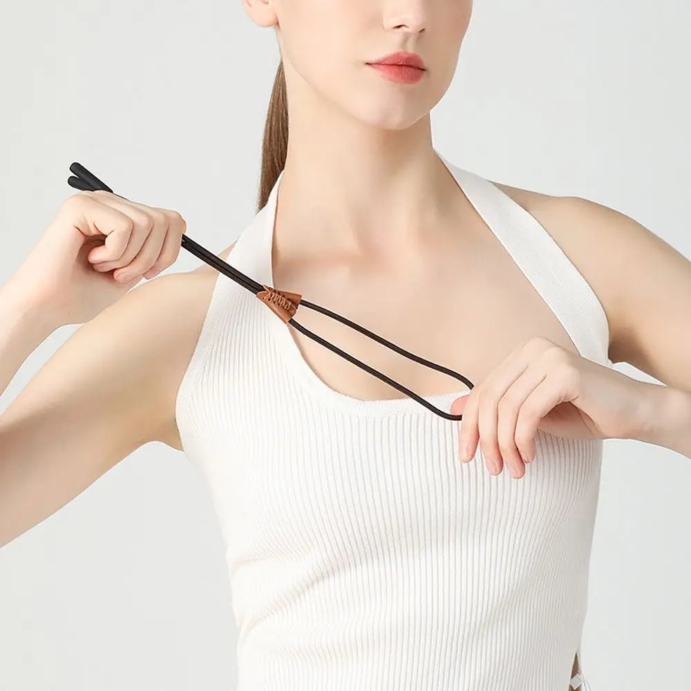Leder Anti-Verlust Halskordel Sonnenbrillenkette Verstellbares Brillenseil Brillenband Brillenhalter – Detail 4