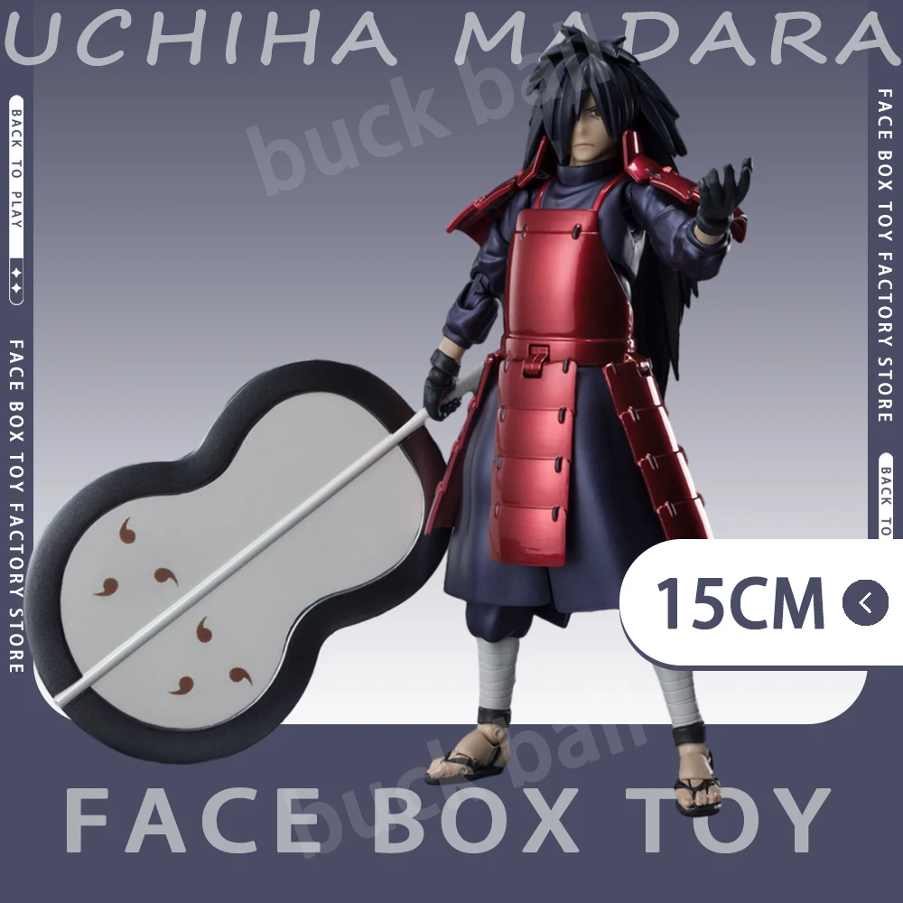 

15.5cm Naruto Anime Figures EX Uchiha Madara Action Figure Madara Figurine PVC Statue Model Doll Decoration Collection Toys Gift