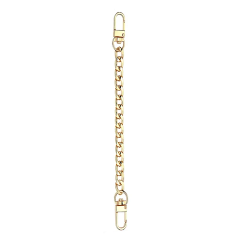 Silver Gold Extension Chain Metal Purse Chain Strap Handbag Handles Crossbody Bag Parts DIY Purse Replacement Chain Shoulder Bag