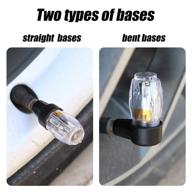 LED Colorful Wheel Lights Car Tire Valve Caps Neon Light Bulb Motorcycle Bicycle Valve Cover Motorcross Decorative Lamp motorcycle led lights,bicycle led valve cap light