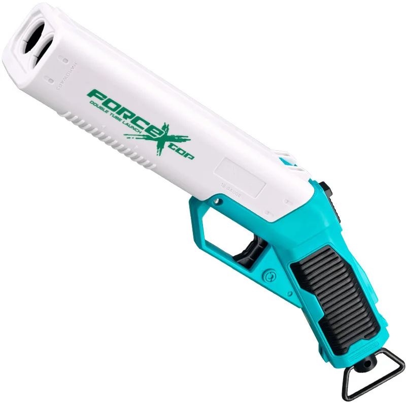 Double Barrel Toy Gun Soft Bullet Shell Throwing Manual Shooting Model Launcher Replica Novelty Toys for Boys Birthday Gifts 5