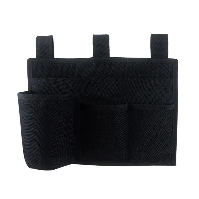 

Bedside Storage Bag Multifunctional Hangable Organization Pouches Supplies for Magazine Eyeglasses Phone Door Organizer