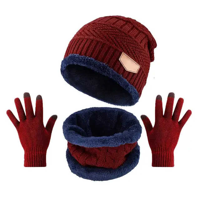 Set Invernale Donna Cappello, Sciarpa E Guanti - Morbido E Caldo - Foto 4