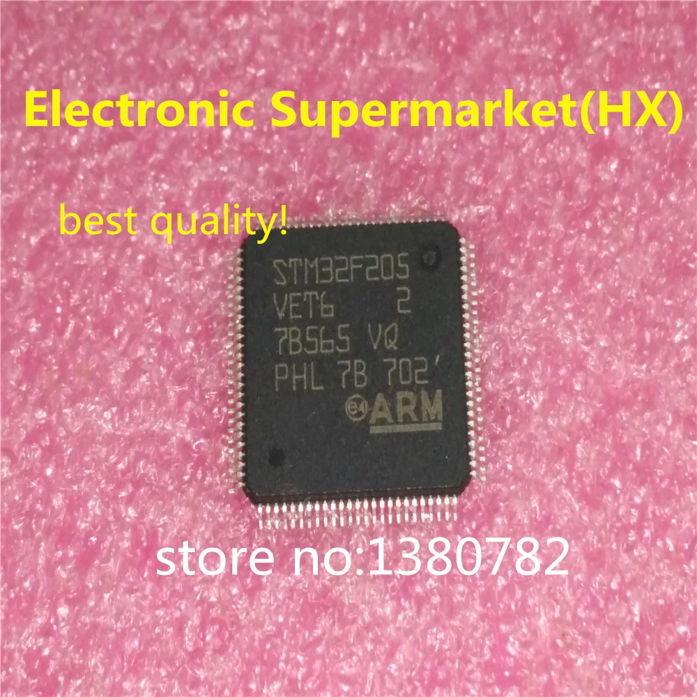 

Free shipping 5pcs/lots STM32F205VET6 STM32F205 TQFP-100 IC In stock!