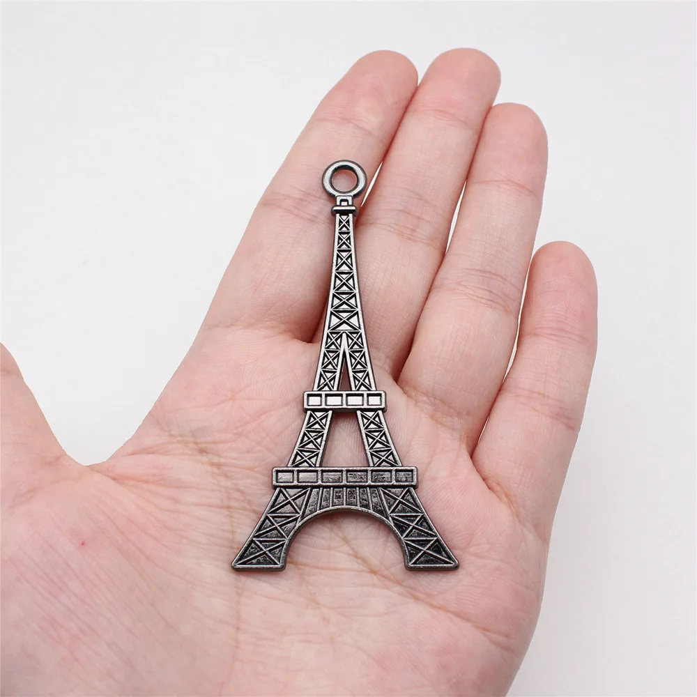 

Jewelry Making Supplies Eiffel Tower Charms Lot Decoration 2pcs