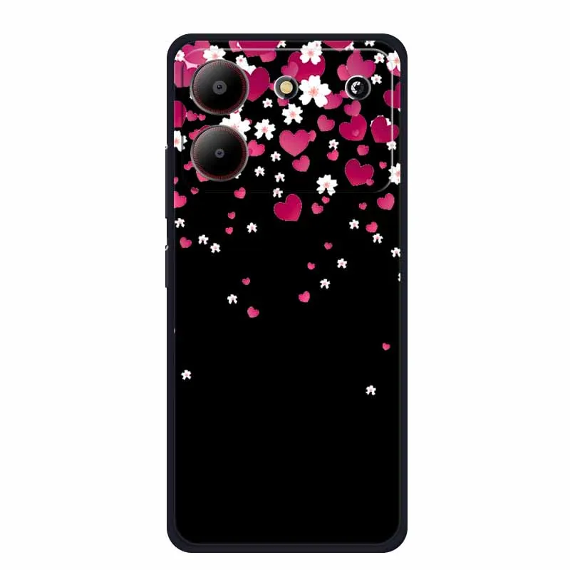 Cute Cartoon Cat Black Silicone Soft Phone Case - Stylish Protective Back Cover