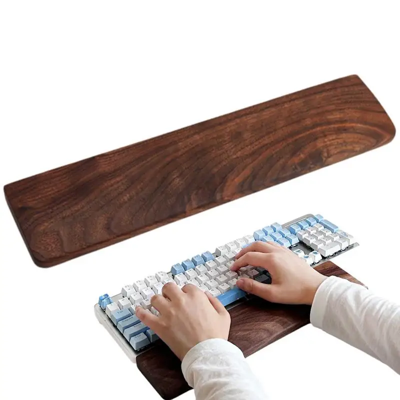 

Wrist Rest For Computer Keyboard Walnut Wrist Typing Support Pad Nonslip Typing Support Wrist Rest For Home Company School