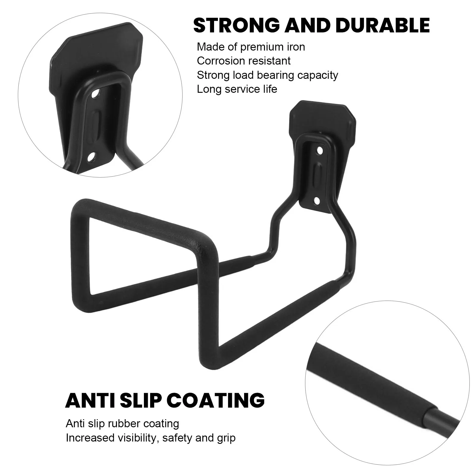 Garden Hose Holder Water Hose Holder Universal Heavy Duty Rust Resistant Metal Garage Wall Hooks for Outdoor Garden Garage hose hook garden hose hanger