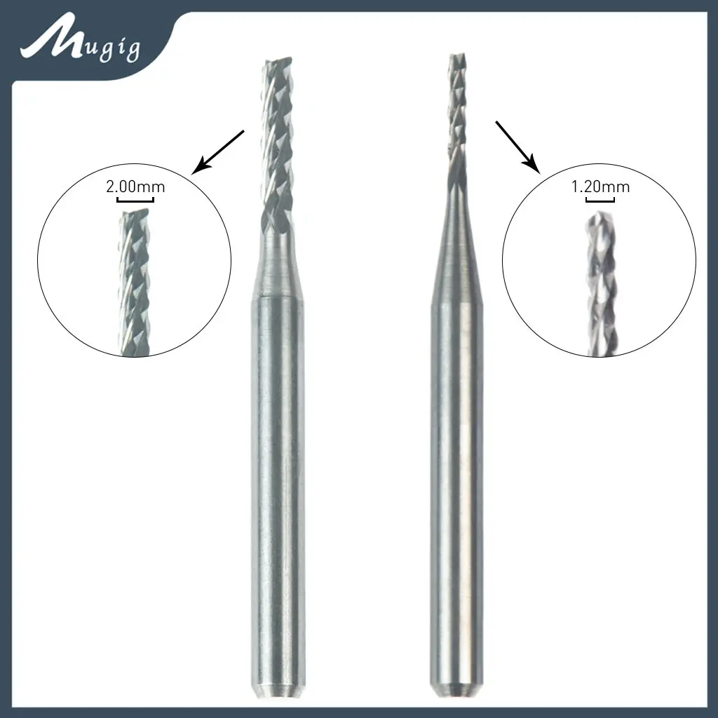 

Mugig 2PCS Violin Purfling Groove Milling Cutter 1.2mm 2.0mm Luthier Tool