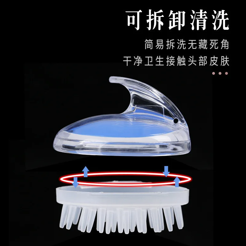 Silicone Head Body Massager Shampoo Scalp Massage Brush Hair Washing Comb Body Shower Brush Bath Spa Slimming Massage Brush 3 Silicone Head Body Massager Shampoo Scalp Massage Brush Hair Washing Comb Body Shower Brush Bath Spa Slimming Massage Brush - Image 3