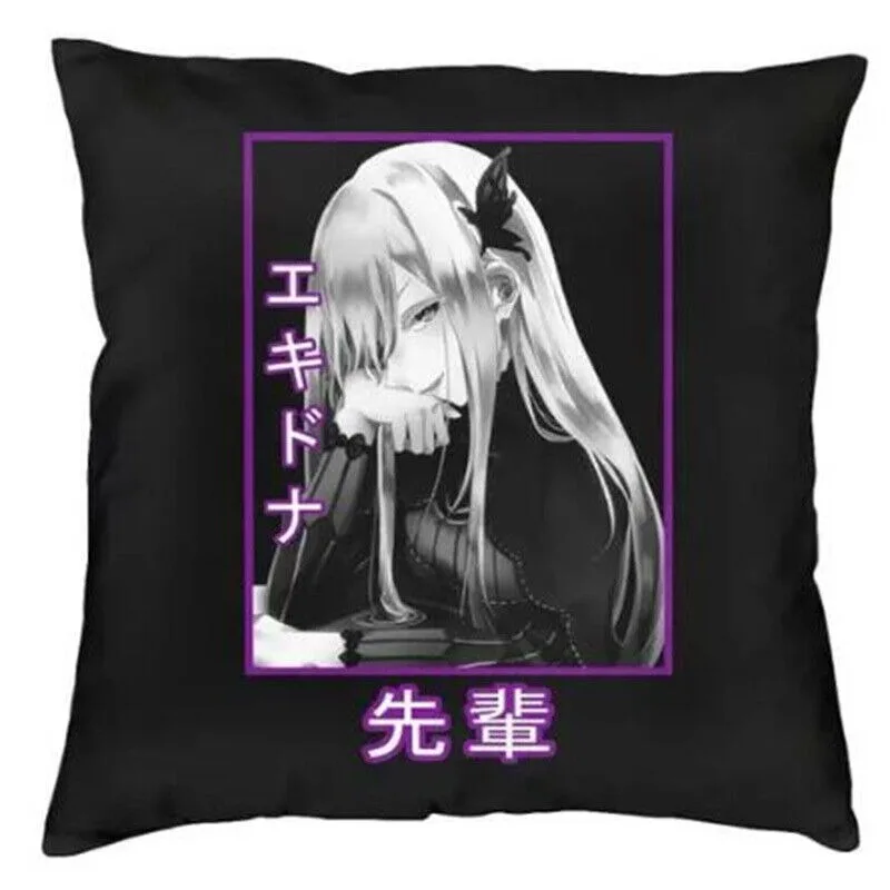 Наволочки Re Zero для подушек, декор для спальни, Симпатичные Аниме подушки, наволочка с принтом (art.: 3920c654d52bf) - 3920c654d52bf