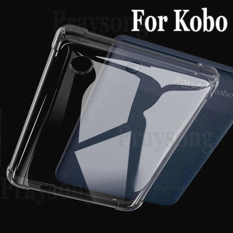 Custodia Trasparente Per Kobo Clara Hd 6 Pollici Ebook Libra 2 Clara 2E Cover Per Kobo Nia Cover Protettiva Tpu Fundas Custodia Posteriore Morbida Air