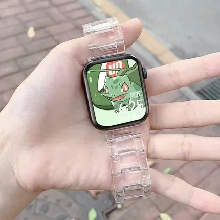 Colorful Transparent Resin Watchband - Fashion Bracelet Strap