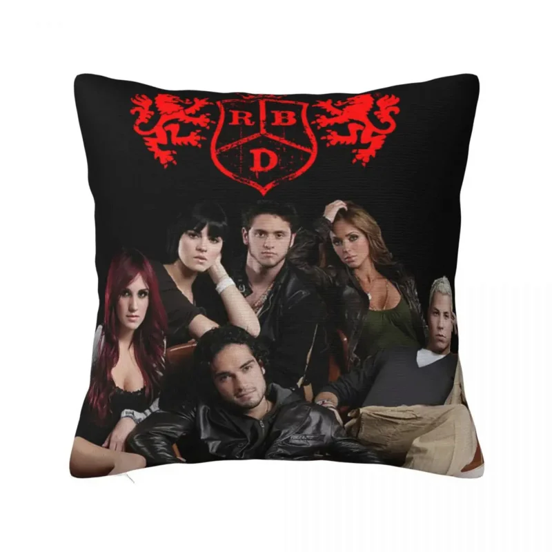 

RBD Group Pillow Cover Music Tour Cushion Cover Printed Pillow Case Cute Funny Pillowcases For Sofa Home Decoration