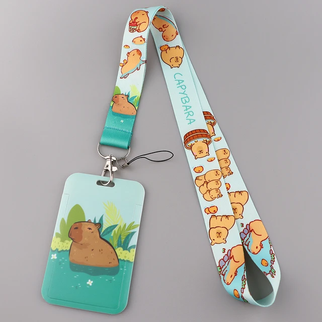 Simpatico cordino Capybara per chiavi cinturino al collo porta Badge per  carta d'identità cinturino per cellulare portachiavi portachiavi accessori  regali - AliExpress