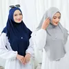 Ready to Wear Turban Hijab for Muslim Women Arab Scarf, One Piece Amira Islamic Headscarf Malaysian Headband Shawls Eid