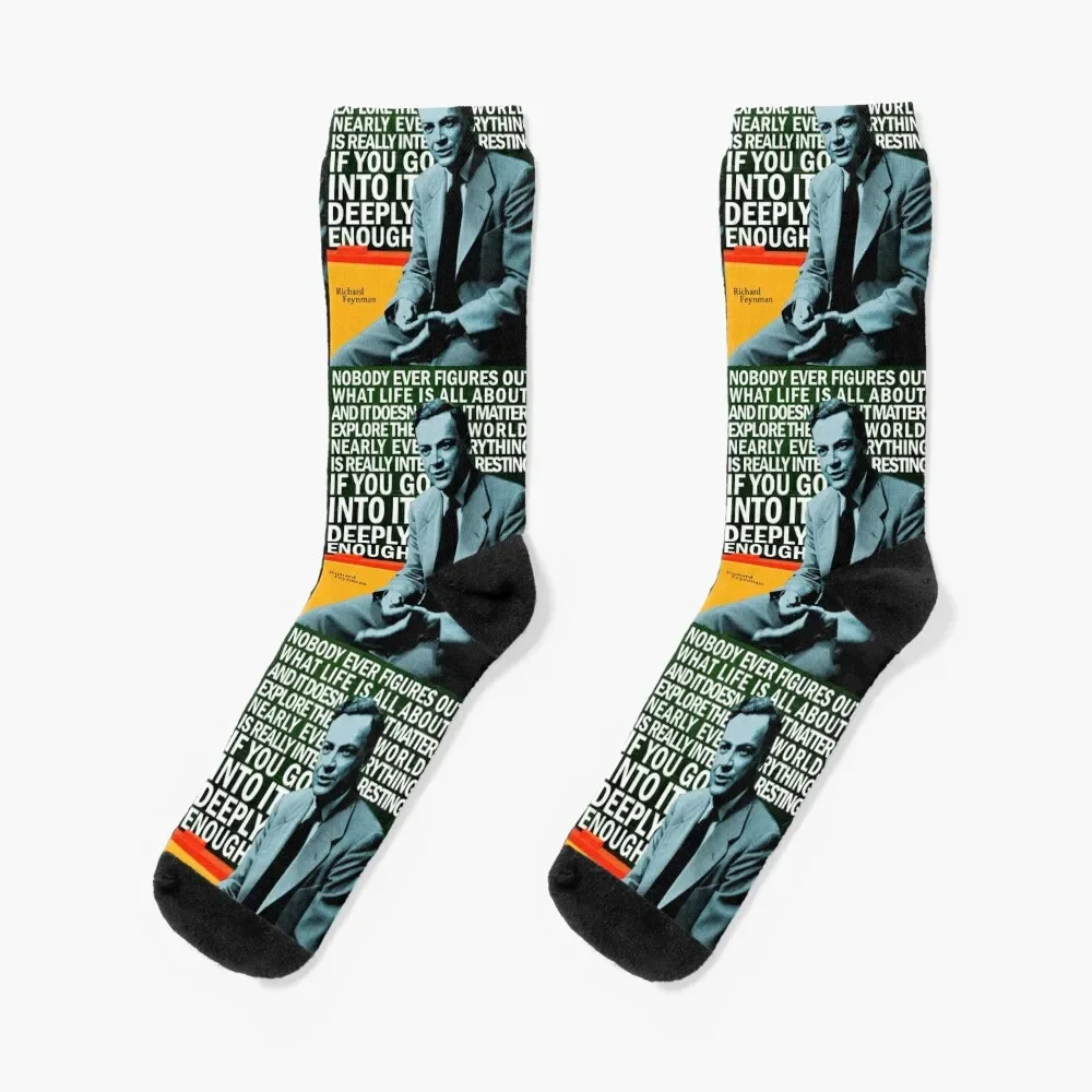 Richard Feynman Socks Non-slip funny gifts Boy Socks Women's