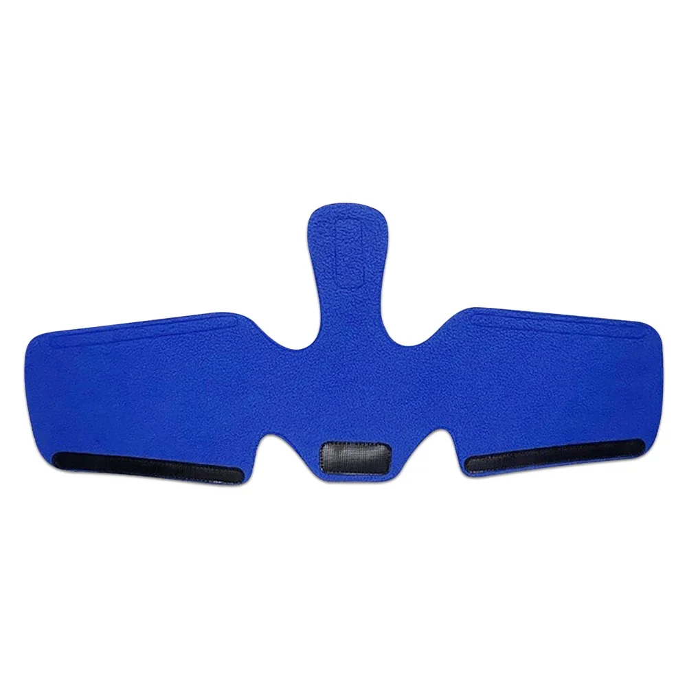 Cuscinetto per collo CPAP, copricapo per maschera CPAP, cuscino per collo per maschera per apnea notturna premium - misura universale per un sonno ristoratore-include copricinghia di alta qualità(blu