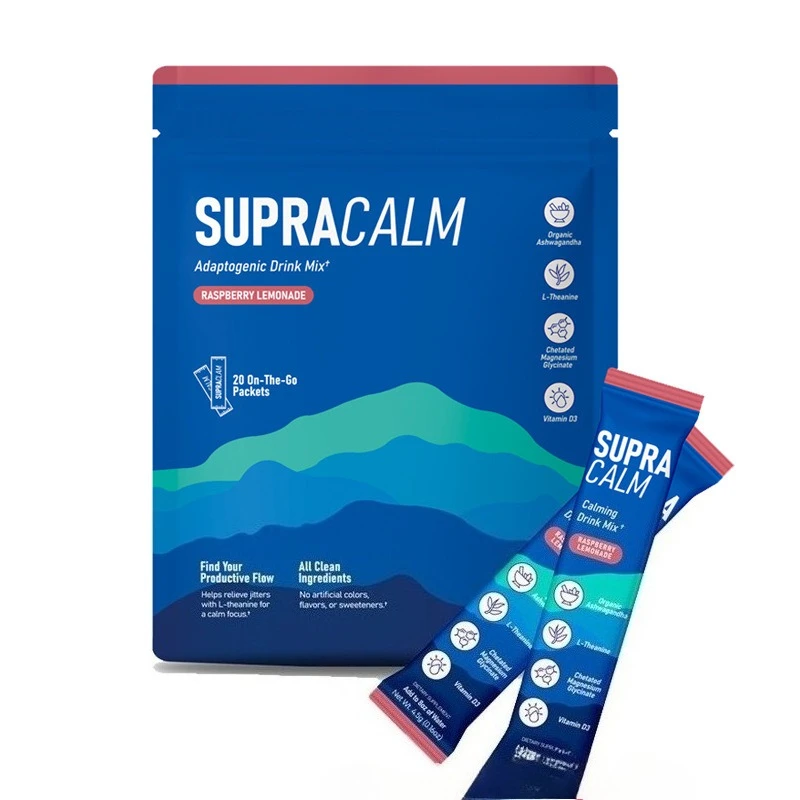 Kalmerend magnesiumpoeder Drinkzakjes Elektrolyt Gemengd poeder voor dagelijkse ontspanning