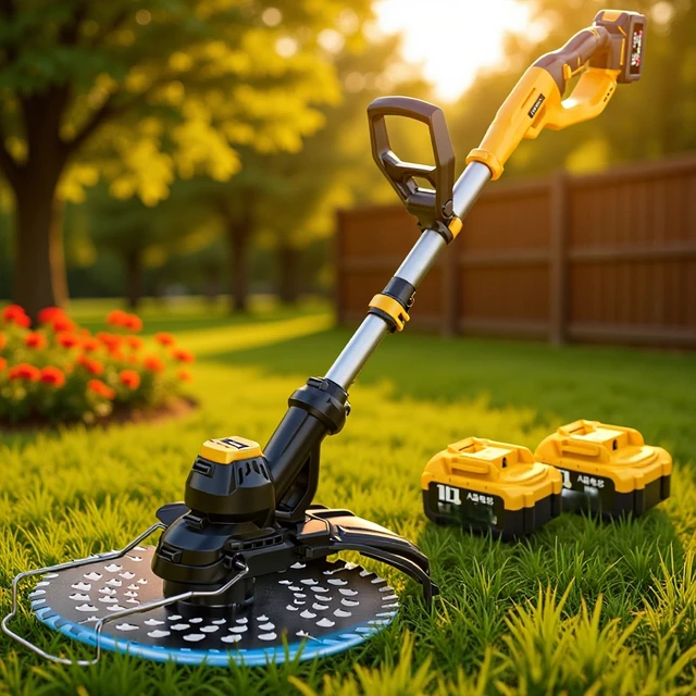 9 Inch Brushless Electric Lawn Mower Desbrozadora Batería충전식 예초기 충전 전동예초기Rotofil Sur Batterie Tagliaerba A Batteria 5