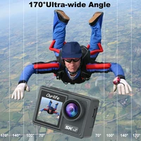 Ourlife Action Camera 5K 4K Bicycle Camera 50MP 2.0 Touch LCD Screen EIS WiFi 170° 30M Waterproof 5X Zoom Sports Video Cameras - Image 6