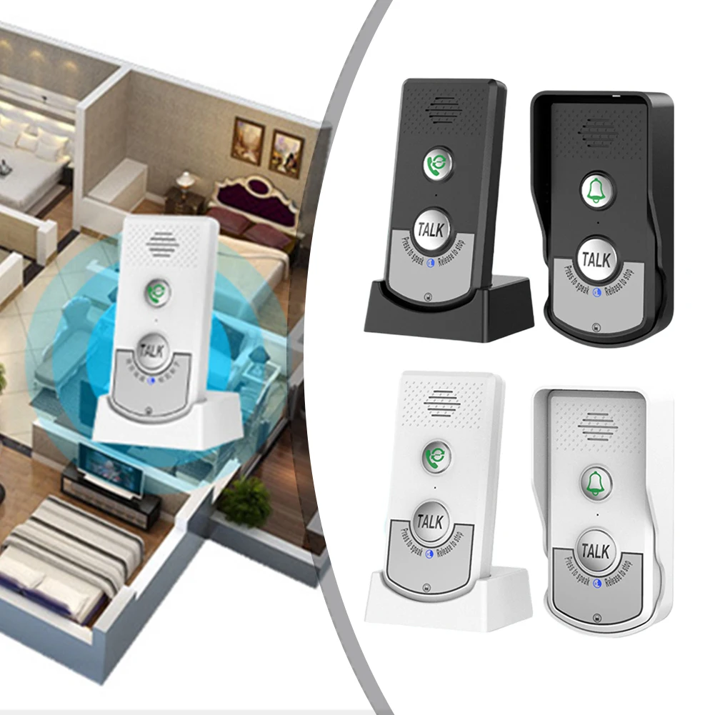 Long Range Doorbell 1000m Doorbell Home Security Built-in 2k MAh Battery Strong Penetration Dedicated Smart Core