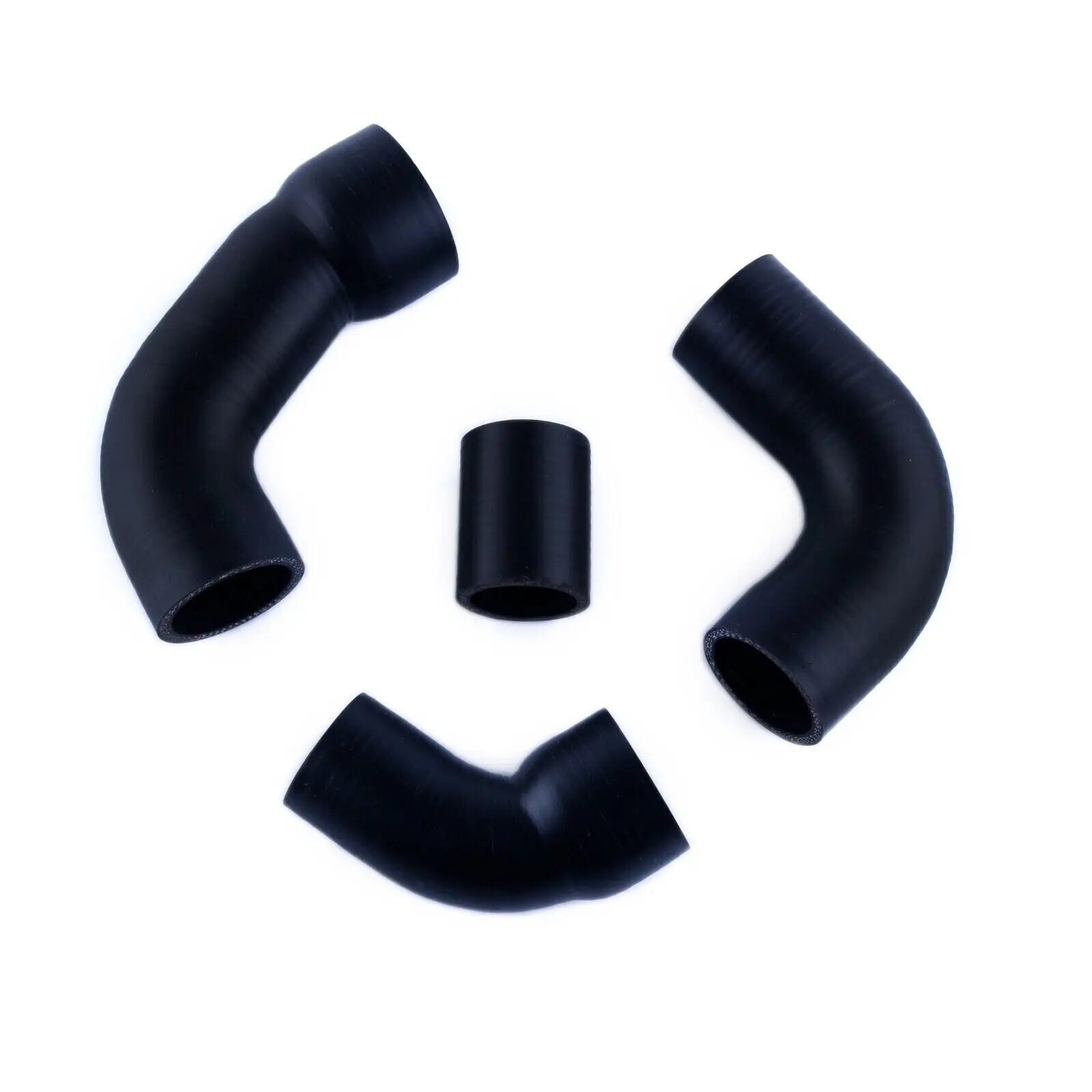 Per 1985-1989 Fiat Uno Turbo Ie Mk1 1.3L Tubo Flessibile Intercooler Manicotti In Silicone (Tubo Flessibile A 3 Strati)