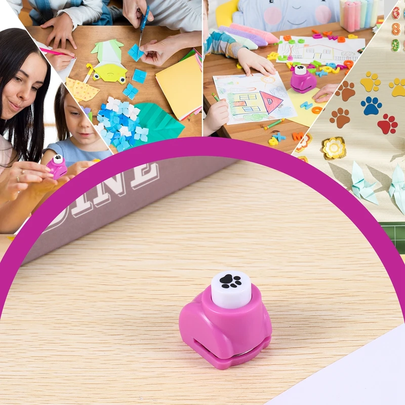 Mini Scrapbook Handmade Cut Card Craft Calico Printing DIY Paper Shaper Punch (Paw) paper craft punch