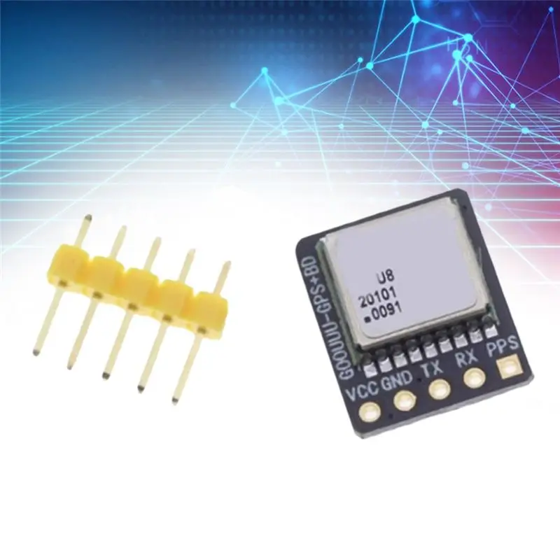 NEO-M8N/NEO-6M용 교체형 U8 GPS+ BDS 듀얼 모드 모듈 비행 제어 위성 위치 탐색 시스템
