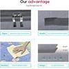 3/2/1pcs Under the bed quilt storage bag with cover can be folded, can be used for bedding clothes toys with 4 reinforced handle 5