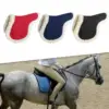 Quilted Saddle Pad Horse Riding Pads Equestrian Gear Thick Breathable Practical Sponge Lining Comfortable Dressage Saddle Pad 1