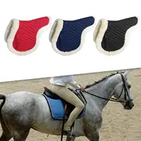 Quilted Saddle Pad Horse Riding Pads Equestrian Gear Thick Breathable Practical Sponge Lining Comfortable Dressage Saddle Pad 1