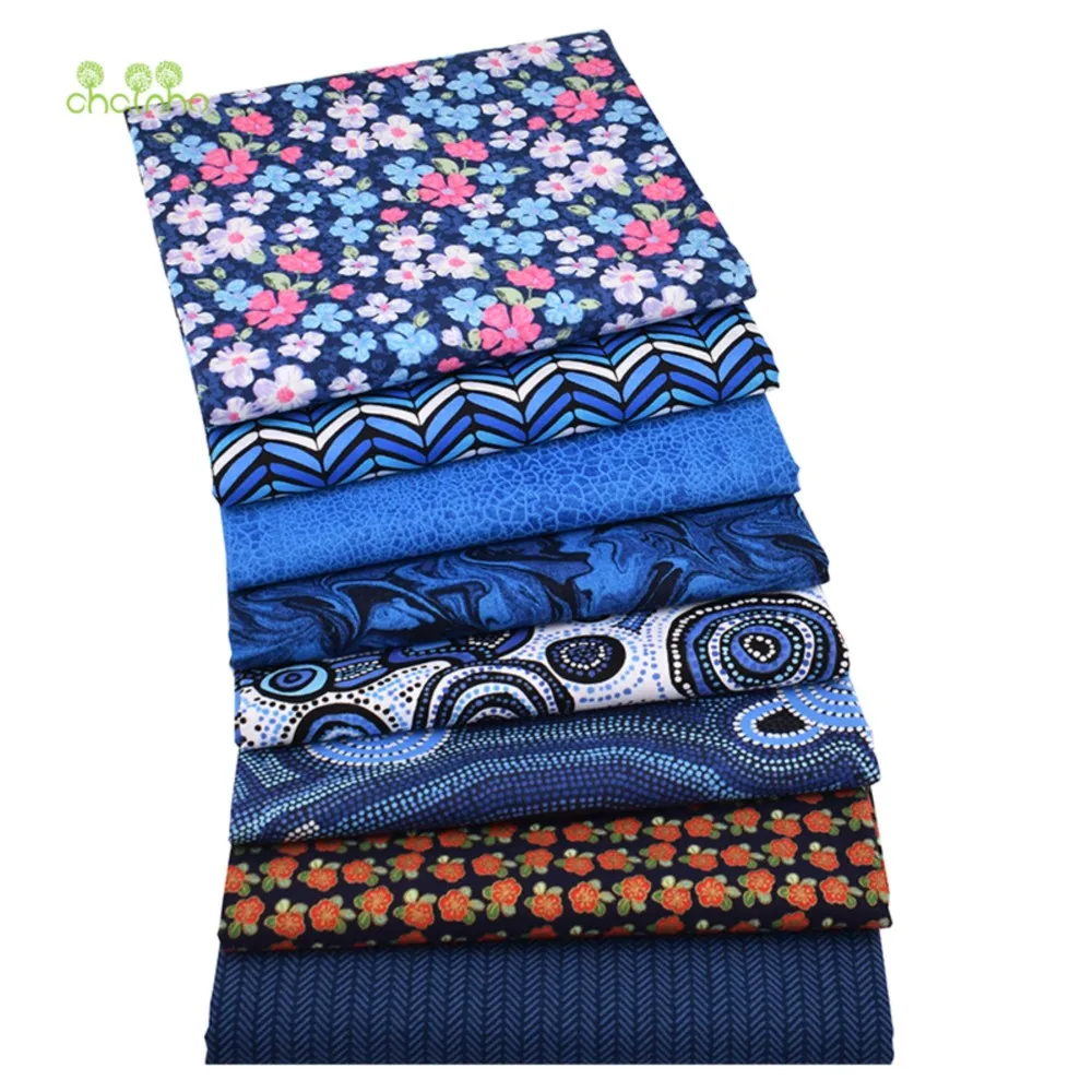 Chainho,Plain Weave Cotton Fabric,Handmade DIY Quilting Sewing Material,Patchwork Cloth,8 Bronzing Series,20x25cm/Piece,15CD8