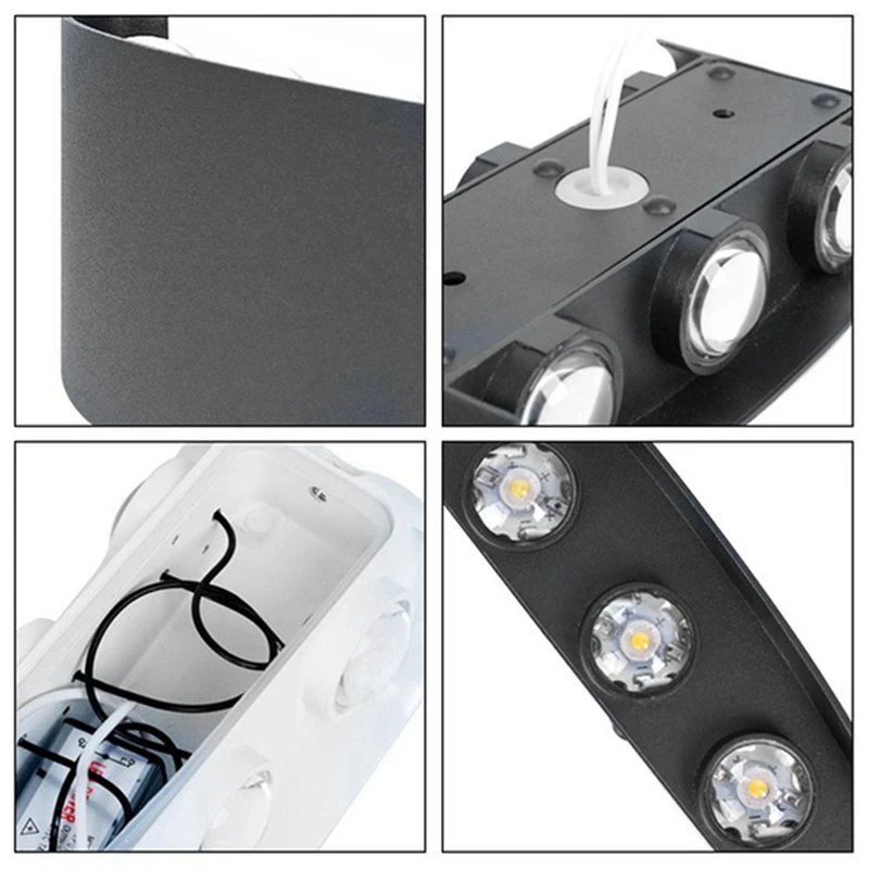 Wall Light Led Indoor Home Decor Waterproof Lighting Fixture Room Passage Stairs Outdoor Garden Patio Exterior Apply Wall Lamp