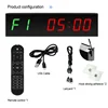 Super Large Screen Gym Timer 1.5 Inch Digits Count Down/Up Timer Boxing Cycle Interval Clock Stopwatch for Gym Fitness Training 6