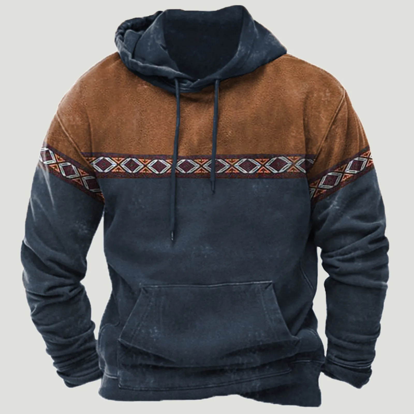 

Mexico Aztec Geometric Tattoo 3d Print Hoodie Men Sweatshirt Tribe Folk Ethnic Streetwear Pullover Casual Colorblok Tracksuit