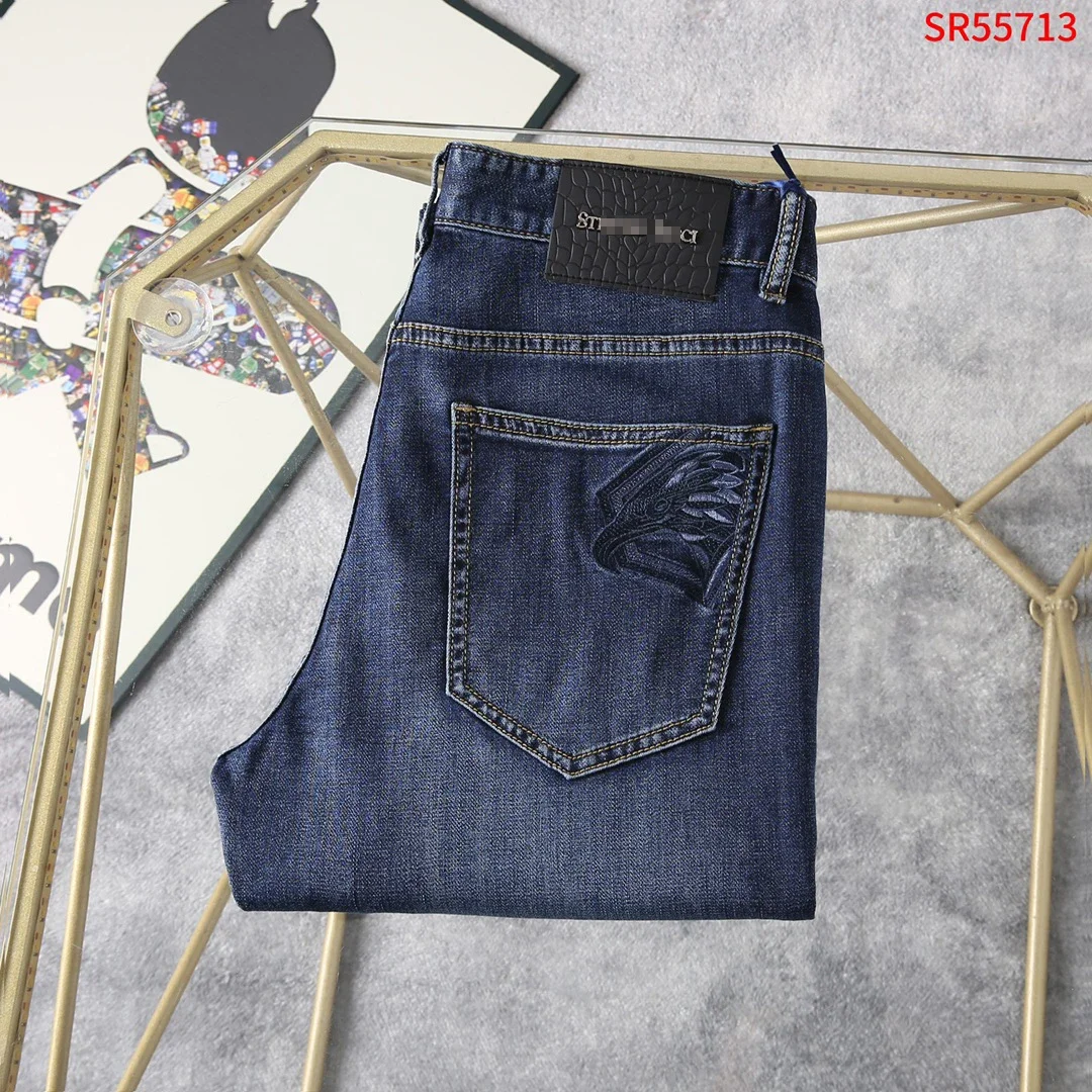 BILLIONAIRE BLSK CPRT Jeans Thin Cotton Men 2025 Spring Summer new Fashion business comfortable outdoors Big size 29-42 Pants 2