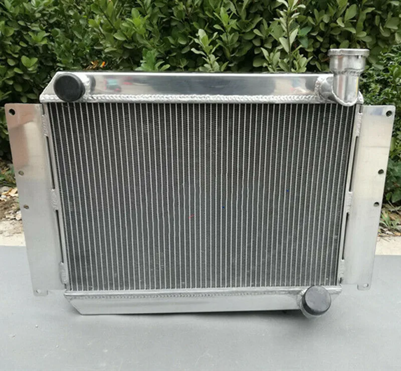 

2 Row Aluminum Radiator For 1955-1960 Chevy Corvette C1 350 V8 Manual 1956 1957 1958 1959 1960