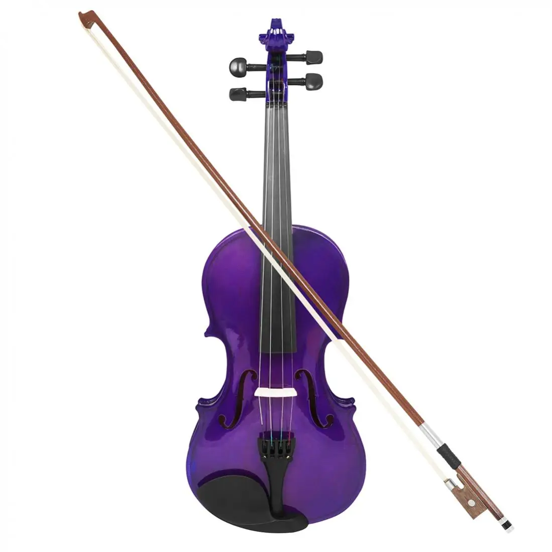 4/4 Full Size Solid Wood Acoustic Violin Violin Beginner with Case and Bow