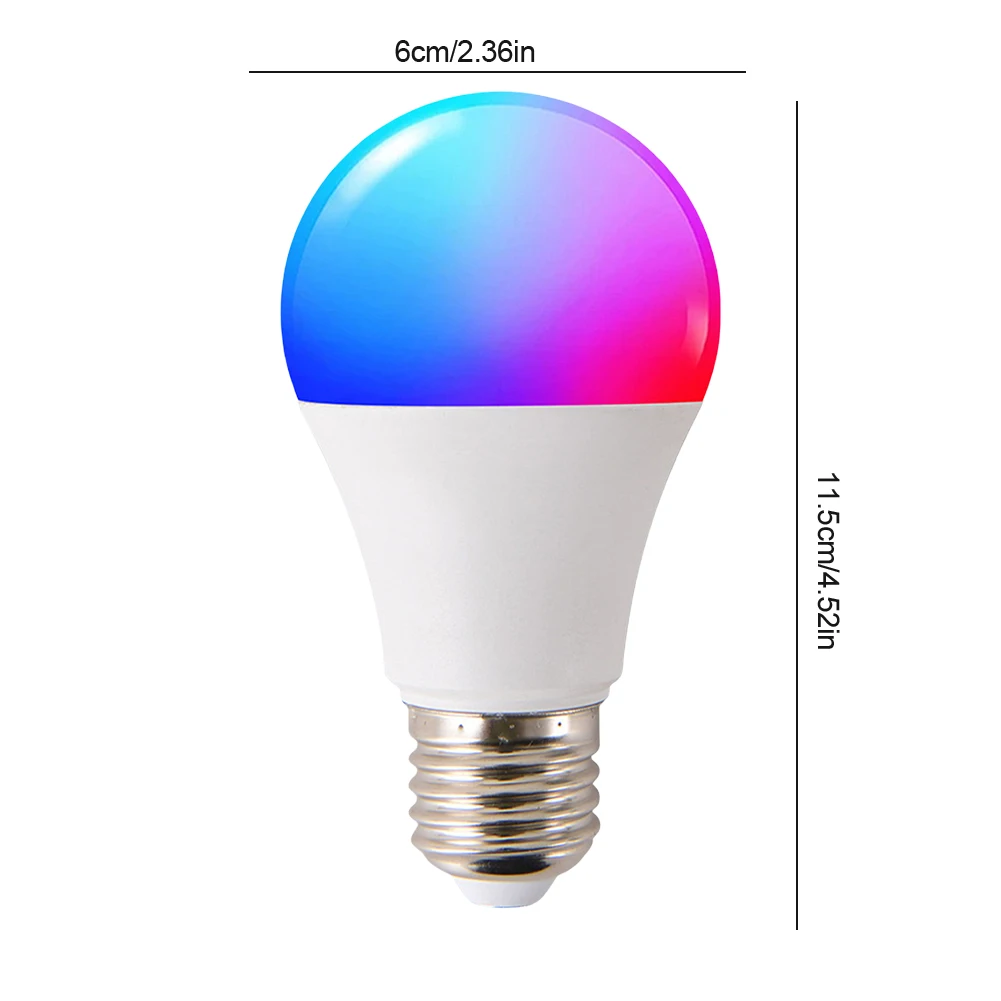 Smart Led Light Bulb Bluetooth Wifi RGB Lamp AC85-265V Remote Group Control Smart Life Spotlight Voice Control Timing Bulb