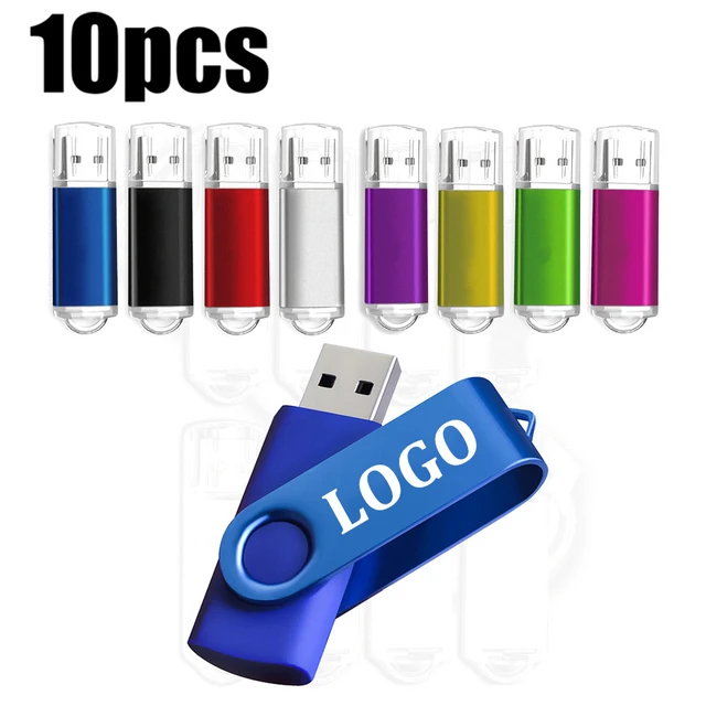 Lot de 2 Clé USB 8Go USB 2.0 Mémoire Flash Drive Clef USB.