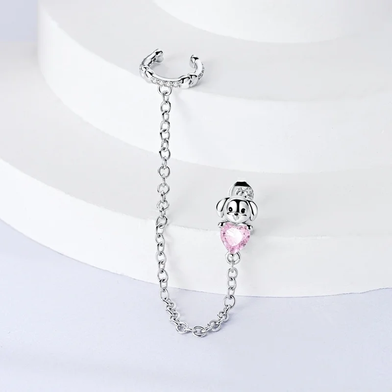 Neue Original 925 Sterling Silber Schatz Bogen Ohrringe Runde Donut Zirkon Krabbe Ozean Ohrringe für Frauen Mädchen Edlen Schmuck – Detail 33